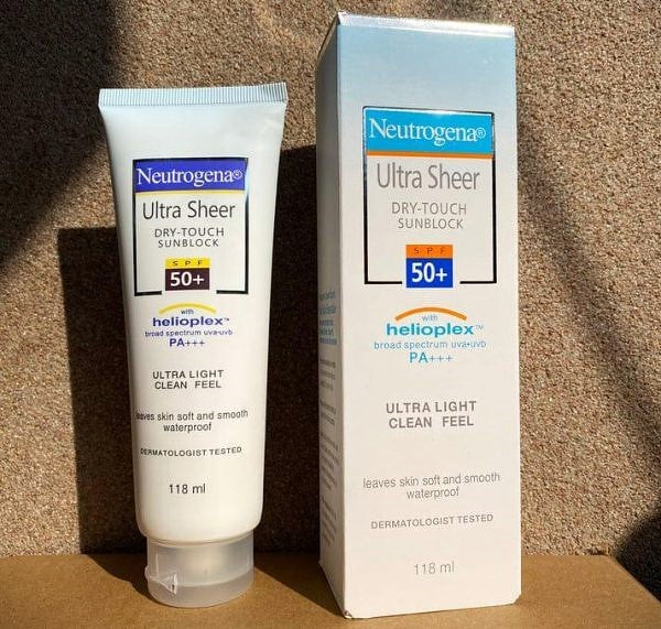 Best Suncream Neutrogena Original Ultra Sheer Dry Touch sunblock
