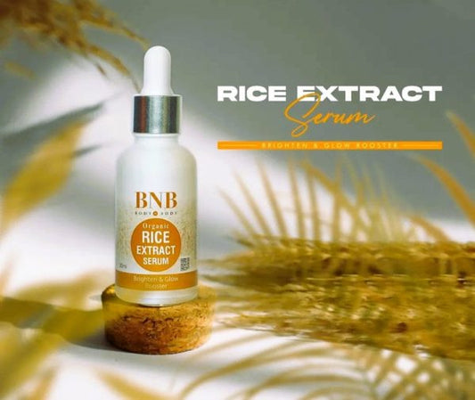 BnB Rice Organic Brightening Glow Serum – 30ml | Premium Skin Brightening Formula
