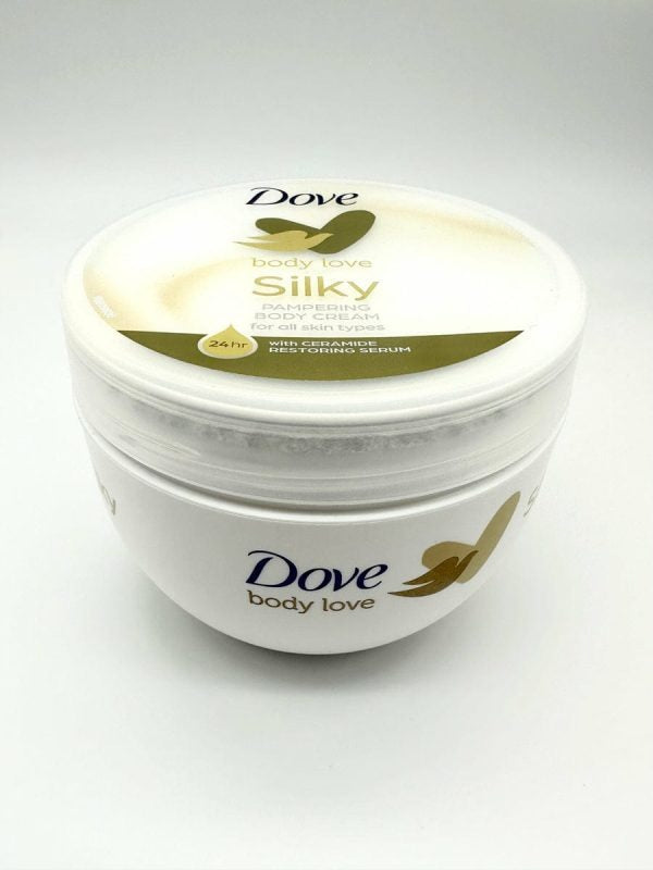 Dove Silky Moisturizing Body Cream (300 Ml) – High Nutrients And Rich Essential Oils