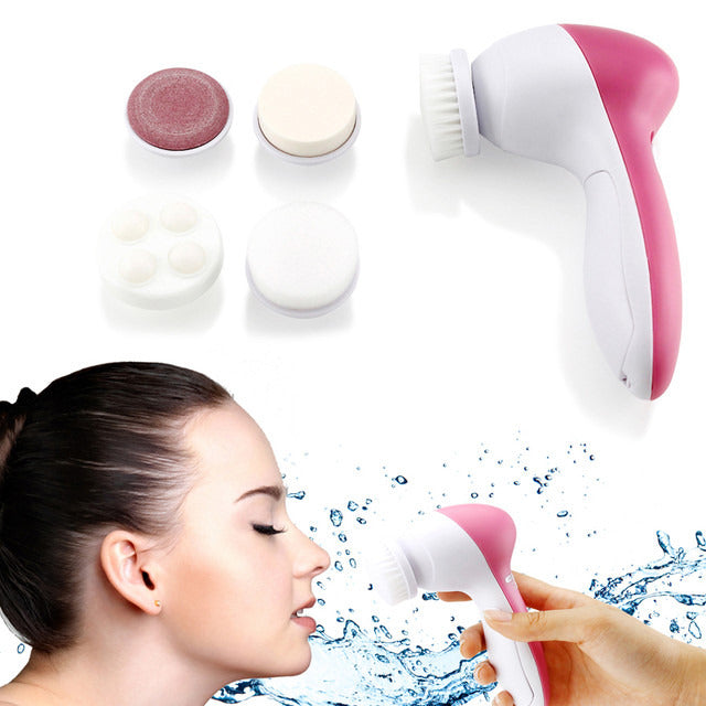 5 In 1 Facial Electric Cleanser And Massager