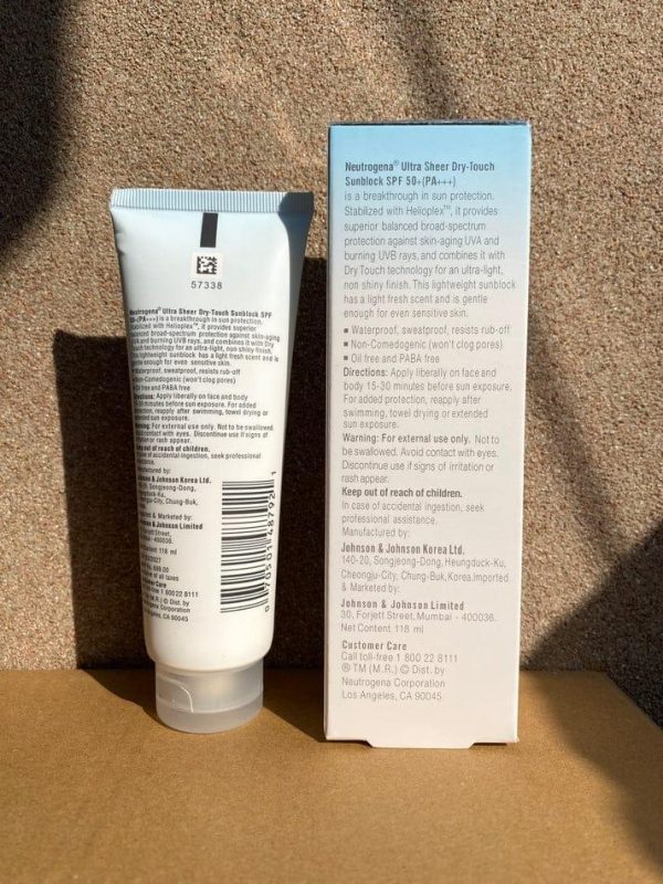 Best Suncream Neutrogena Original Ultra Sheer Dry Touch sunblock