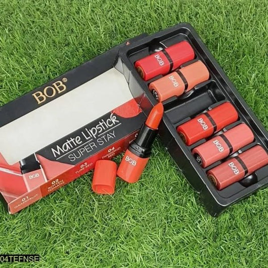Best Quality Matte Lipsticks For Women Bob Super Stay Matte Lipstick Set (Pack of 6)